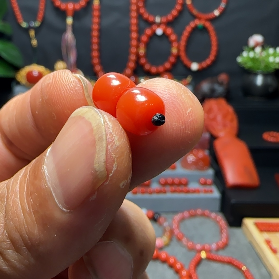 南红玛瑙未镶嵌手链