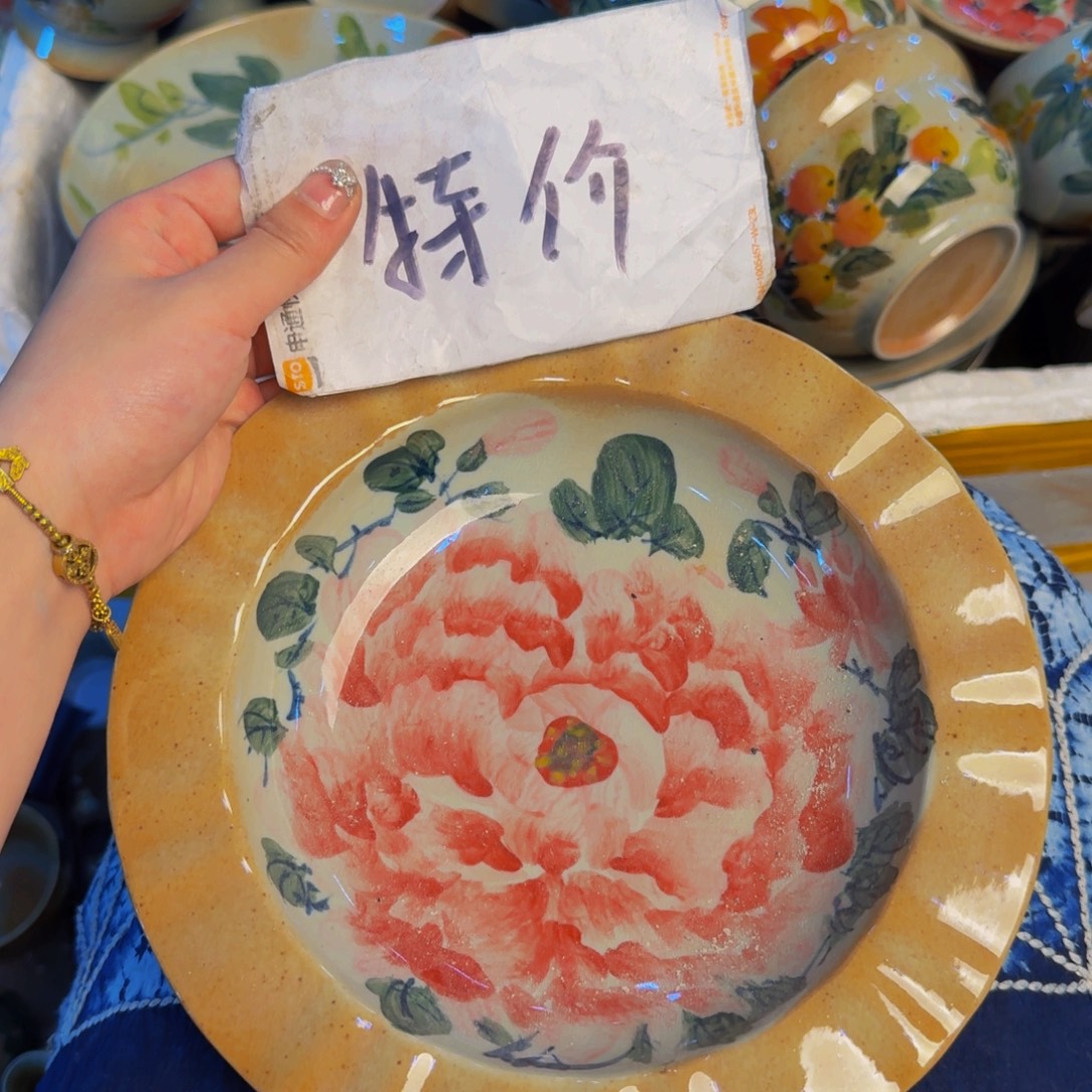 瓷片景德镇陶瓷手工手绘