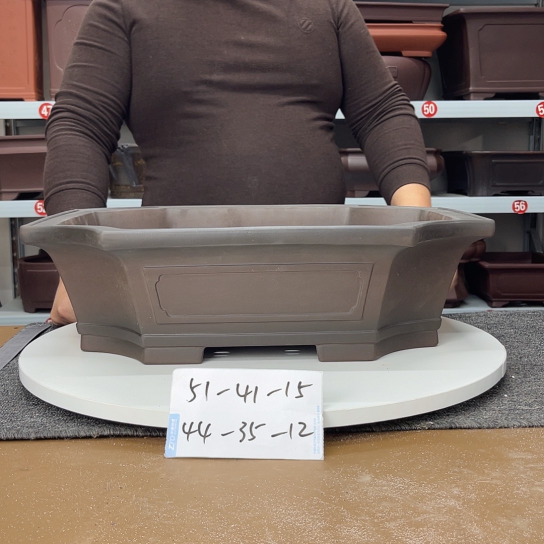 紫砂花盆早早就到