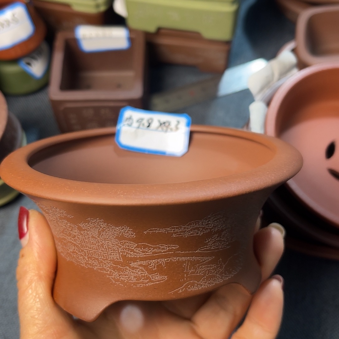 精选紫砂抖盆盆景盆