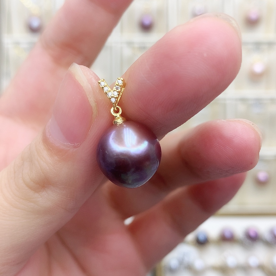 淡水珍珠颈饰合金