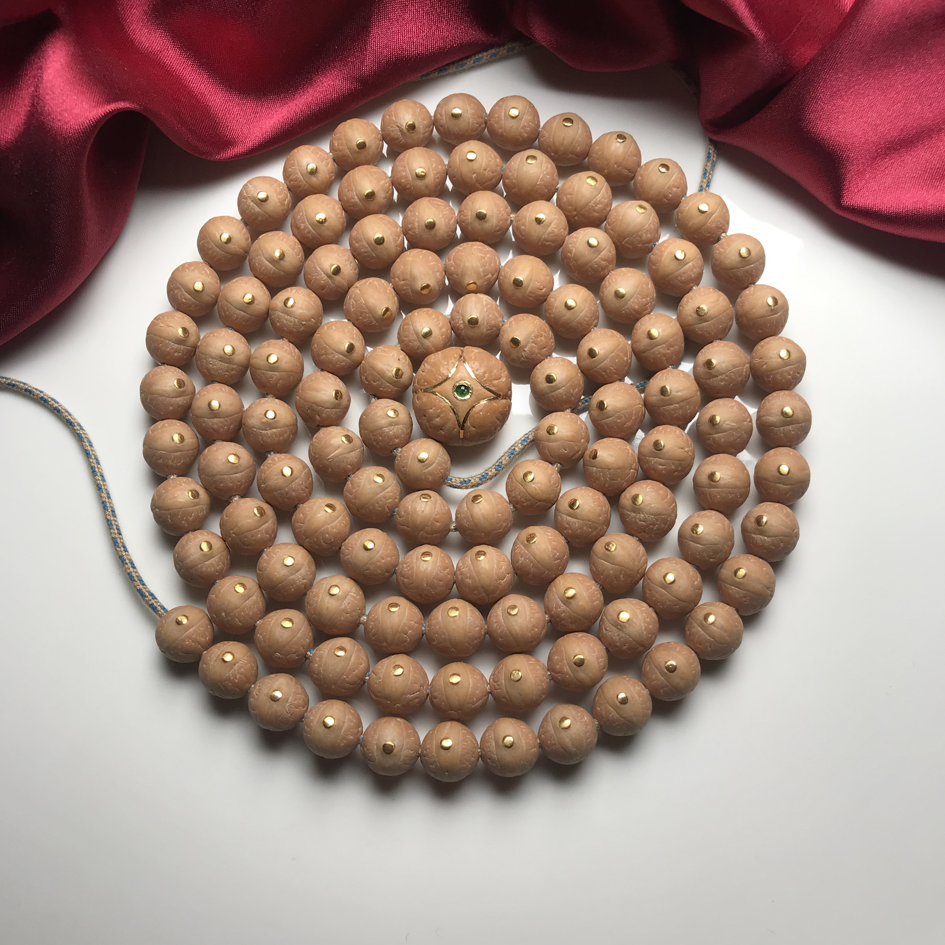 收藏级同树实心树王巨眼0.95-0.98cm小凤眼114颗念珠2.0金钉sss级