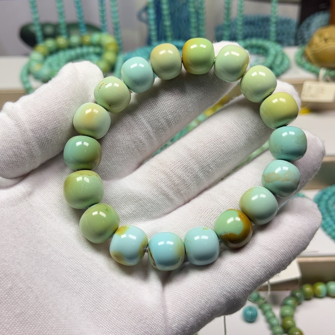 绿松石未镶嵌手链