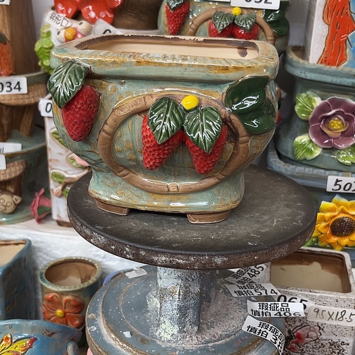 粗陶材质多肉花盆