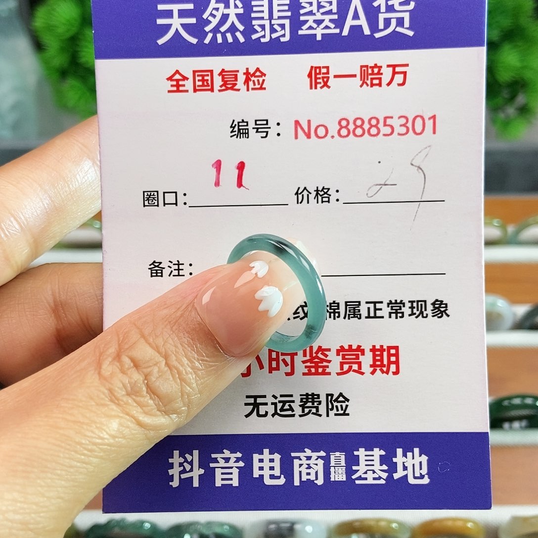 翡翠戒圈未镶嵌5301.....