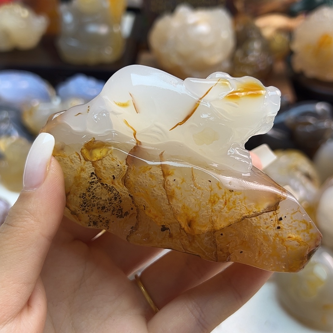 玛瑙/玉髓未镶嵌颈饰