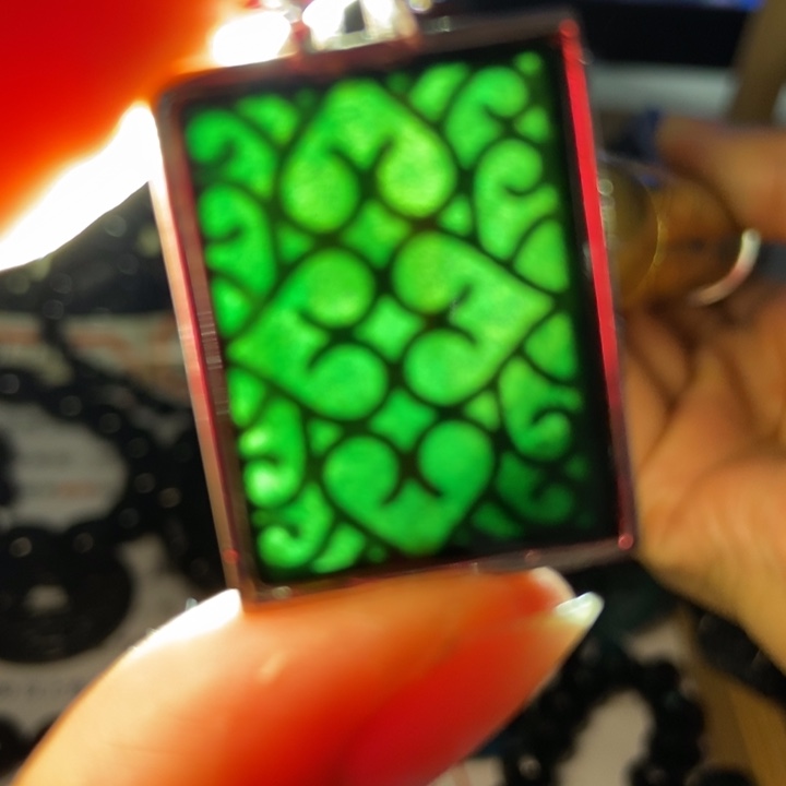 翡翠银S925镶嵌颈饰墨翠