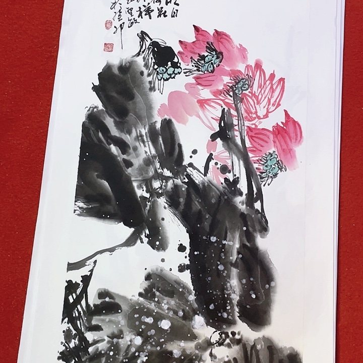 国画张圣敏先生纯手绘作品