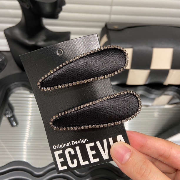 E4652韩系闪钻bb夹单只装刘海夹碎发边夹简约一字夹头饰防滑发饰