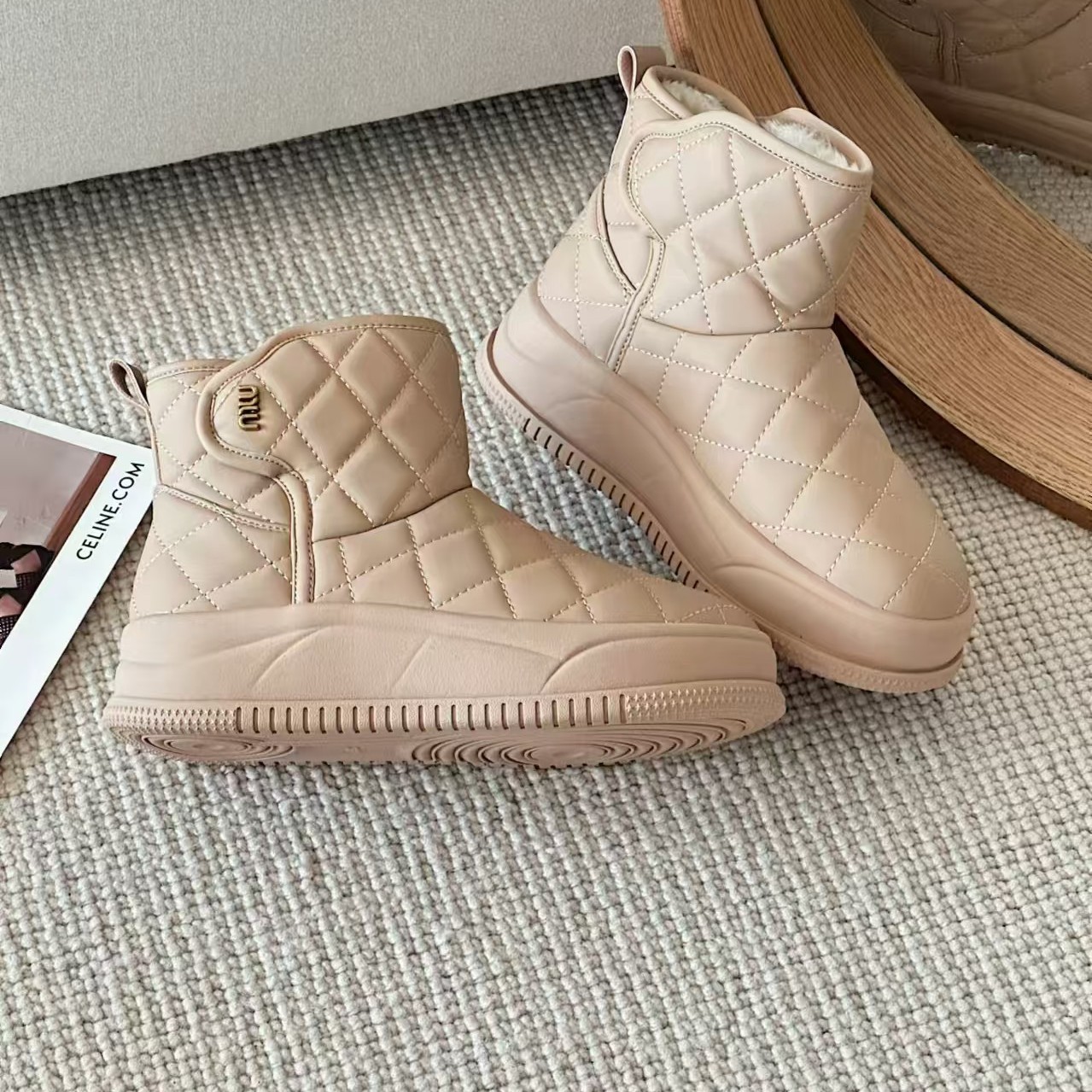 38820真皮雪地棉