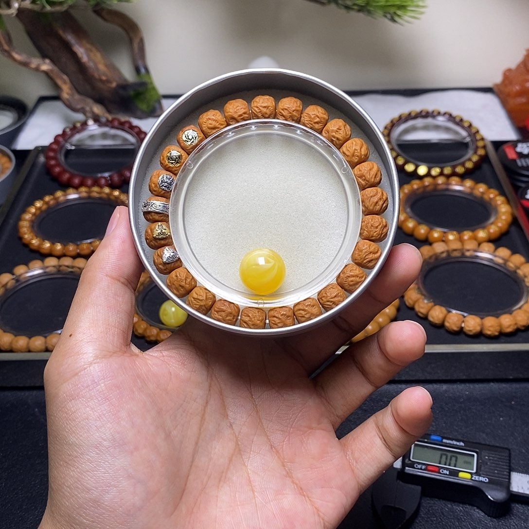 猴头核桃手串六标观山无相尺寸10左右全品27号