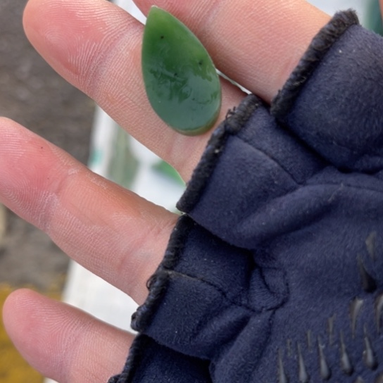 和田玉（碧玉）颈饰未镶嵌