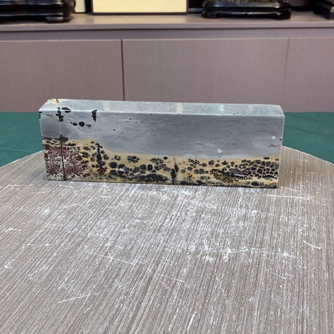 石材广西国画石草花石