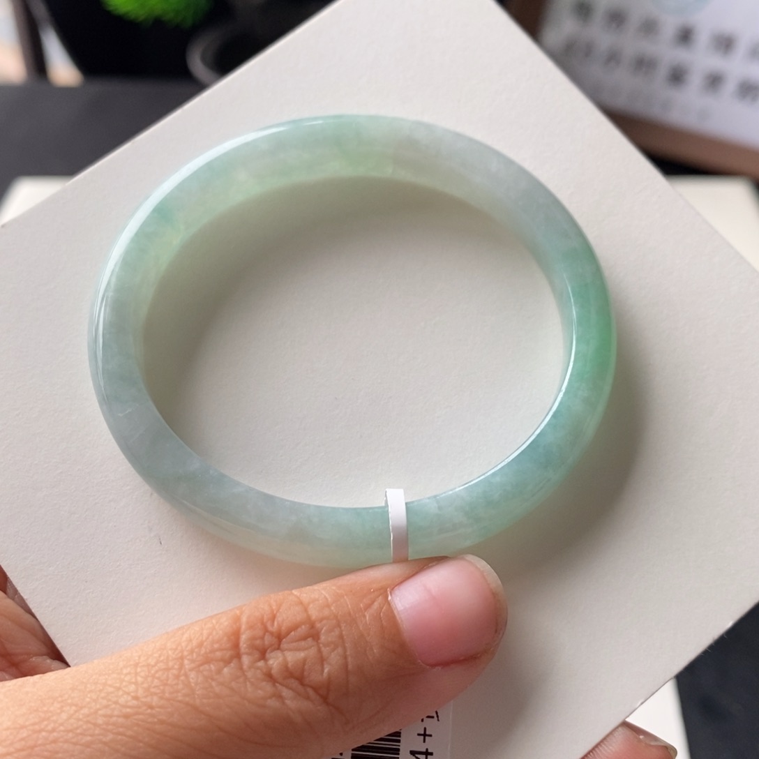 翡翠手镯未镶嵌12号54.5-48-8.5-6.4贵妃