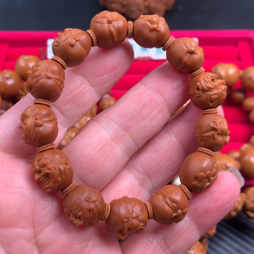 【闪购商品】橄榄核手串S****.经典恶僧