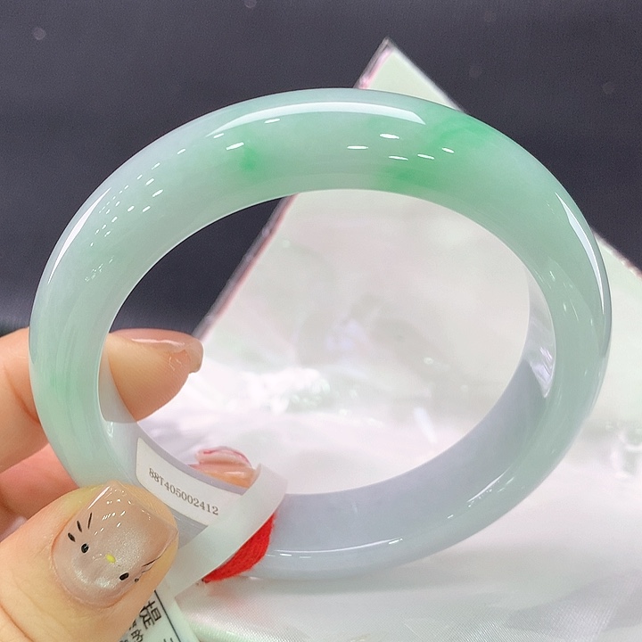 未镶嵌手镯翡翠正圈57