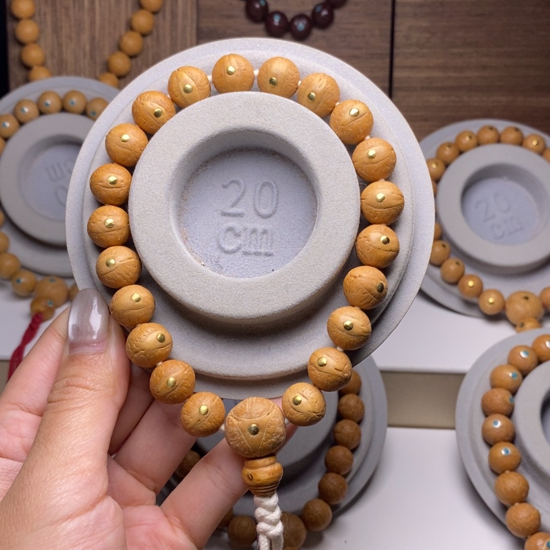 凤眼菩提手串12铜钉手串