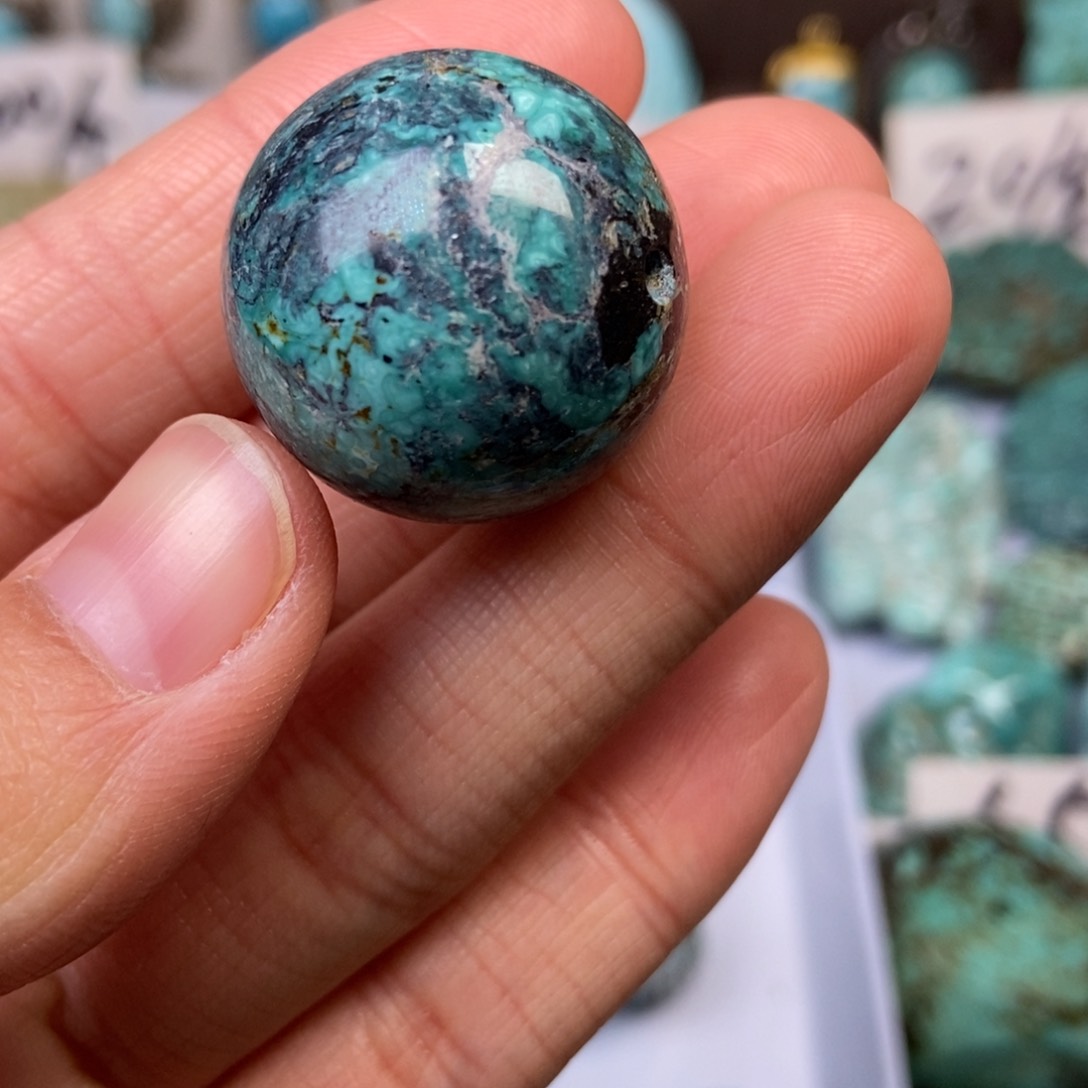 绿松石珠宝奇石未镶嵌