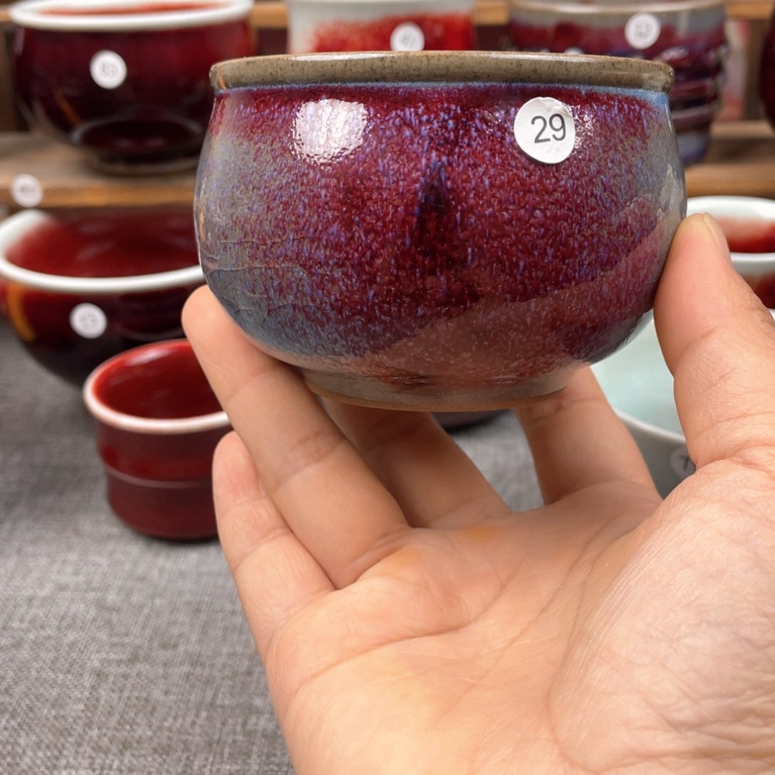 瓷片纯手工制作……微微瑕