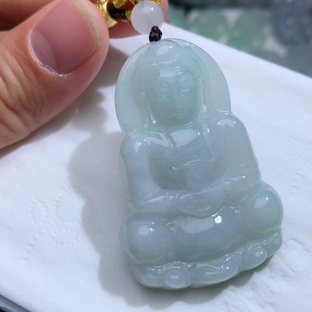 翡翠未镶嵌颈饰437