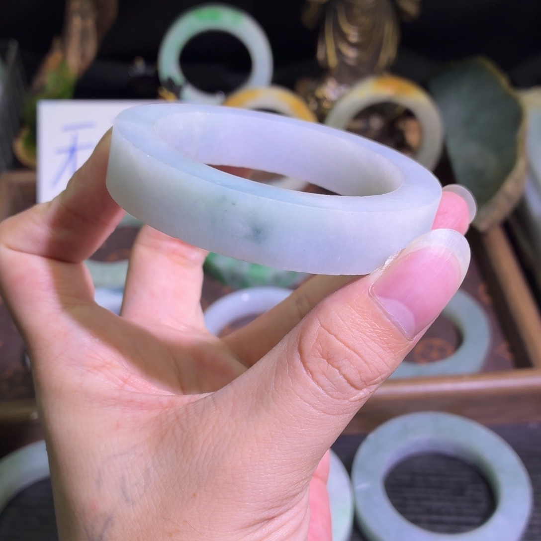 定制翡翠未镶嵌缅甸翡翠A货手镯毛胚定制