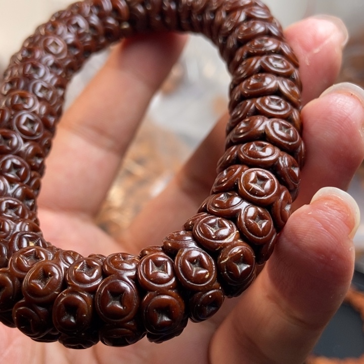 猴头核桃吊坠文玩手串