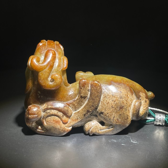 《明代》和田玉瑞兽 山东国营文物商店 25092000388-10831