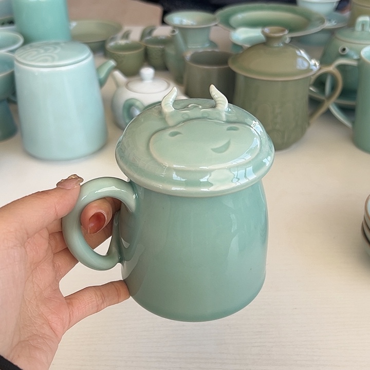 小米茶器龙泉青瓷