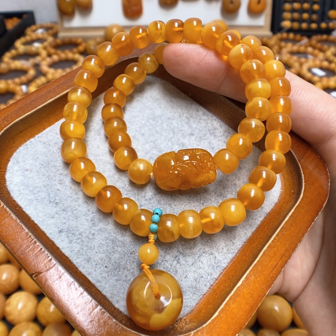 蜜蜡手链未镶嵌蜜蜡