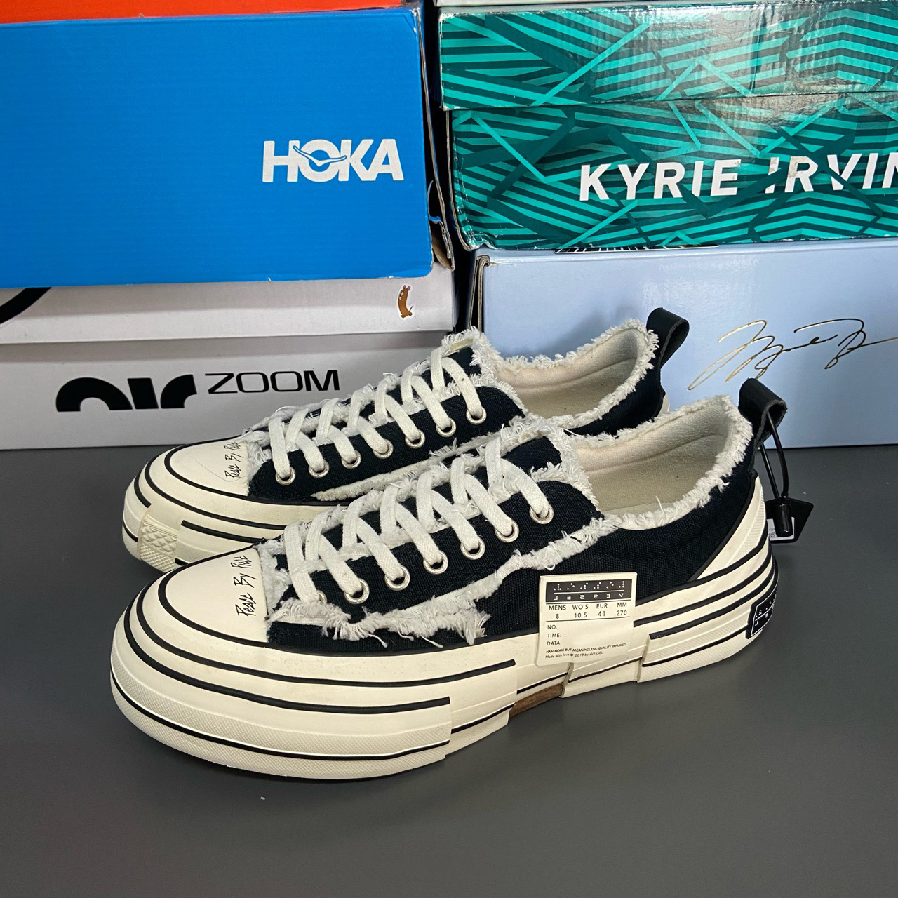 95新 XVESSEL 41码 g.o.p lows 基础黑 黑白 11799251