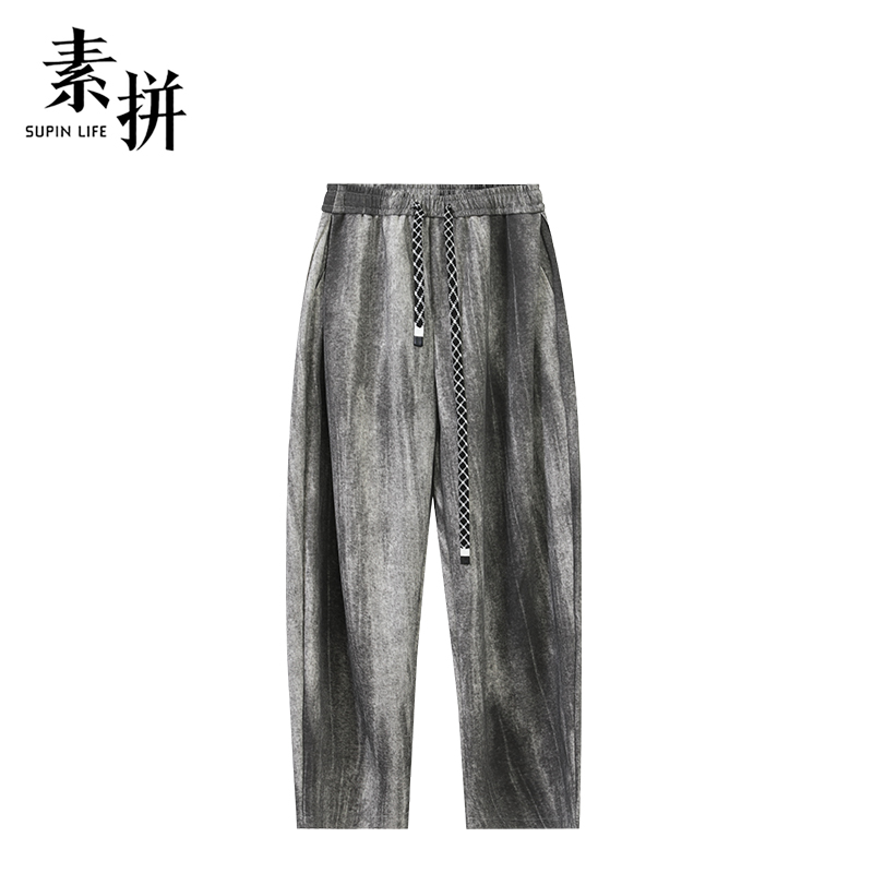 素拼休闲裤SPBZK459336AM