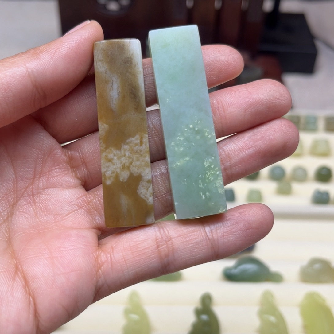 计***机和田玉未镶嵌珠宝半成品