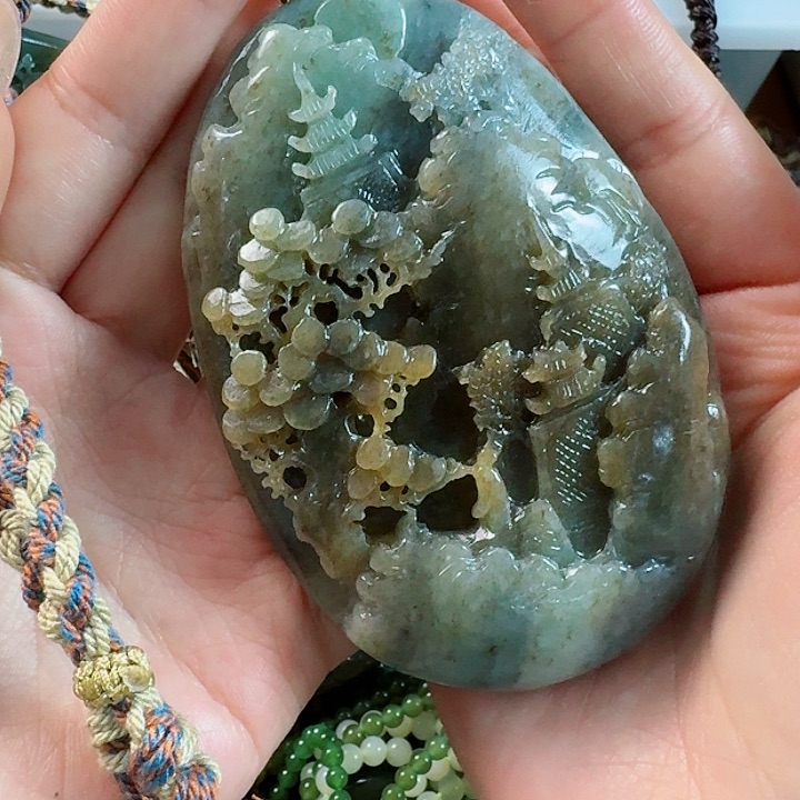 和田玉把件未镶嵌