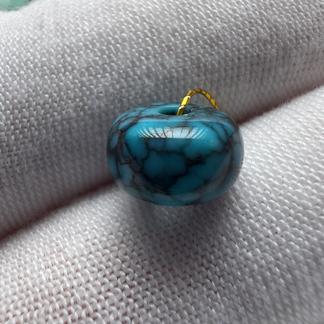 绿松石未镶嵌配饰8.8*5.3