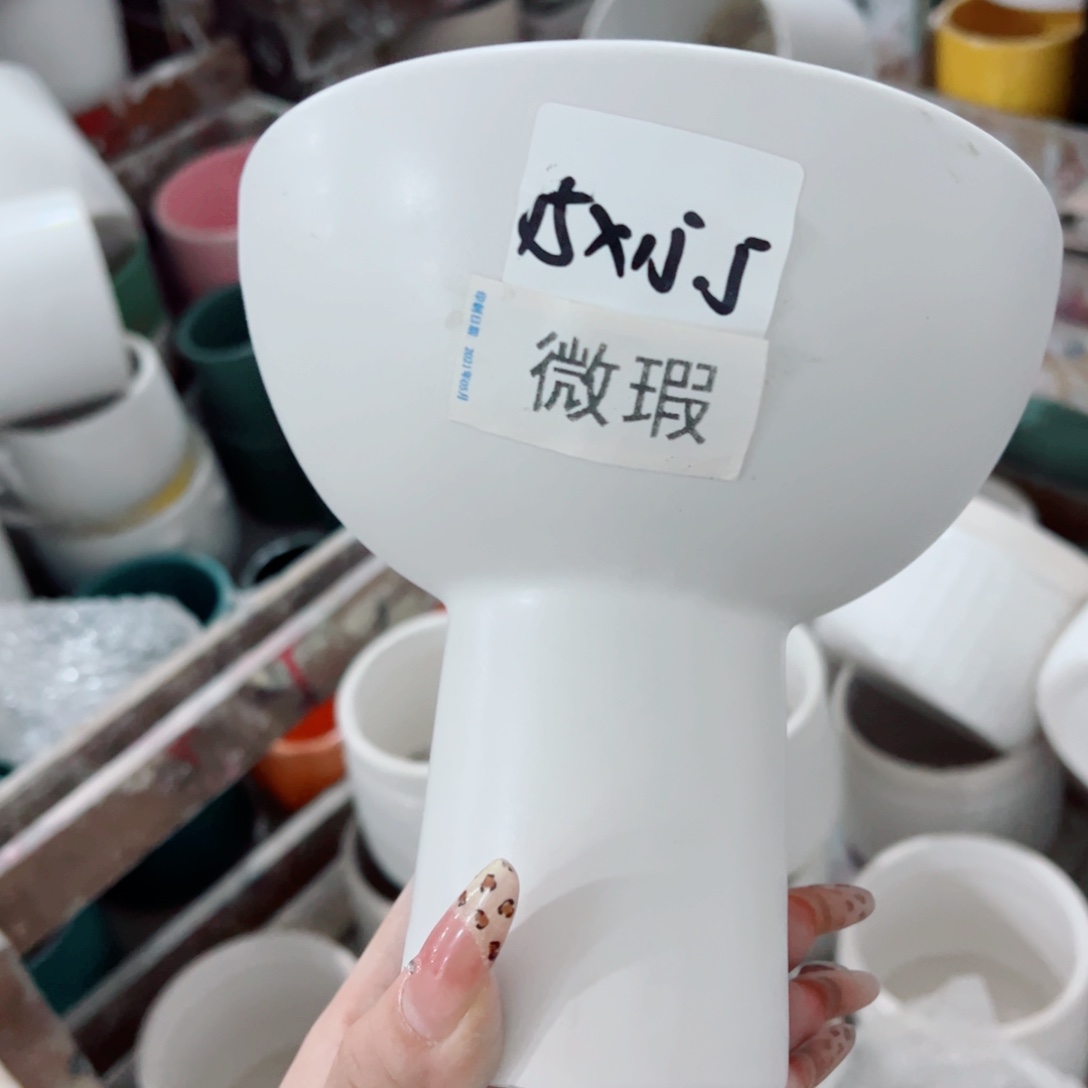 有孔，陶瓷花盆满10米包邮发货