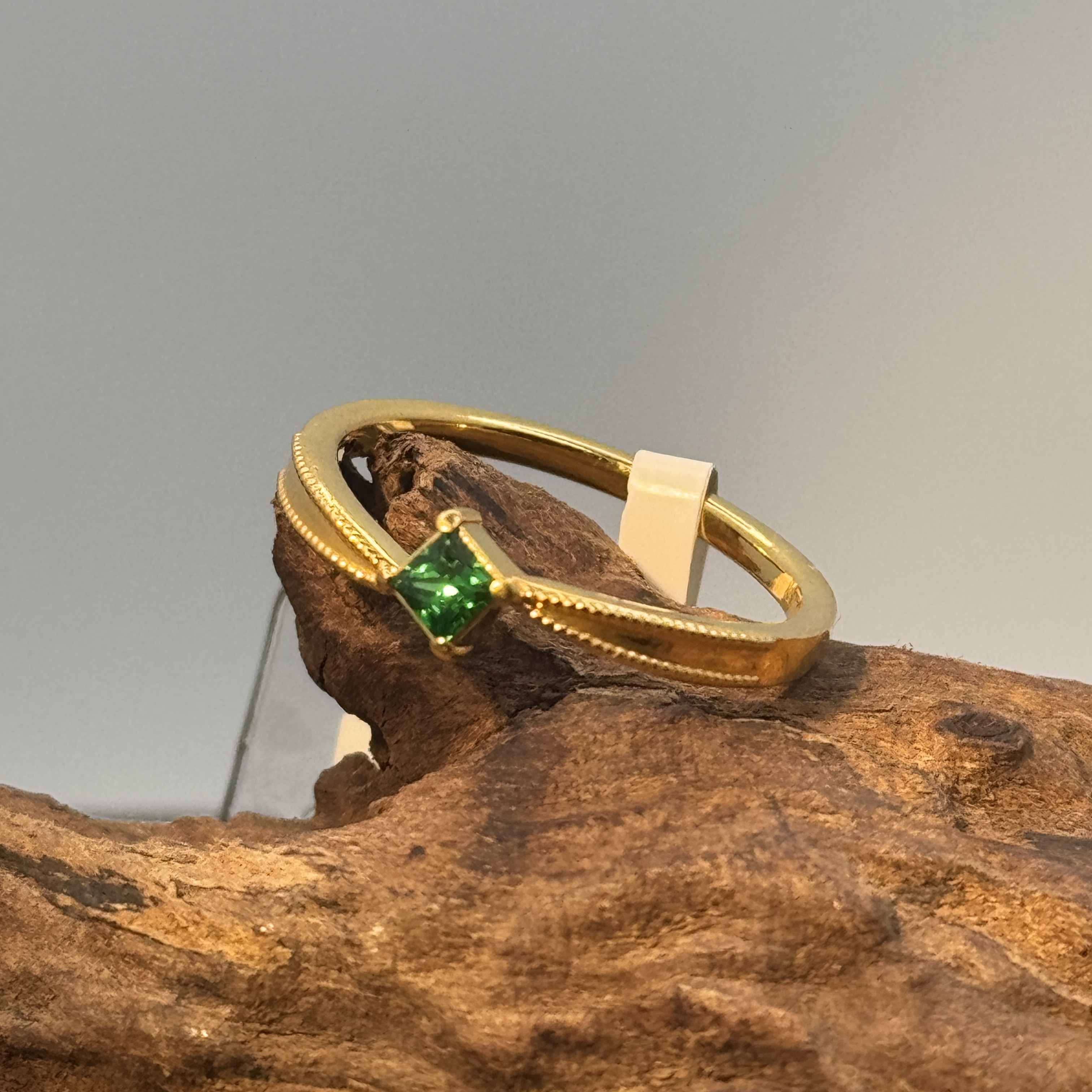 【婷婷专享】足金999 公主方绿 6D工艺 双11特惠