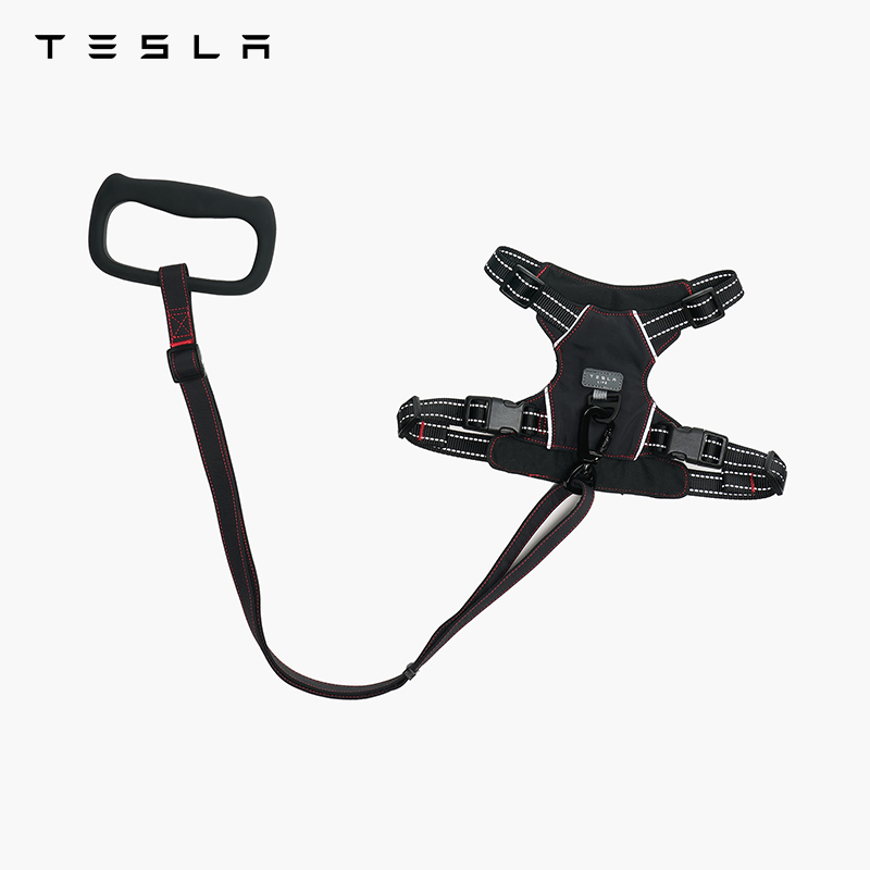 TESLA/特斯拉官方宠物胸背 特斯拉汽车文化产品