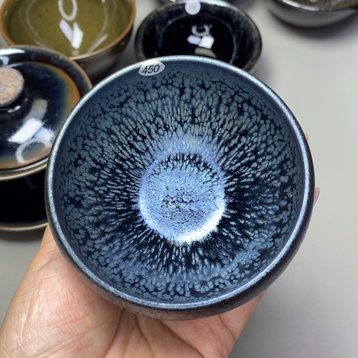茶盏建窑建盏磨底微瑕建窑建盏