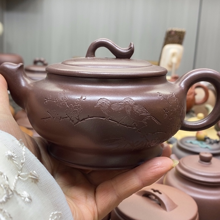 紫砂茶壶辉*原矿紫砂壶