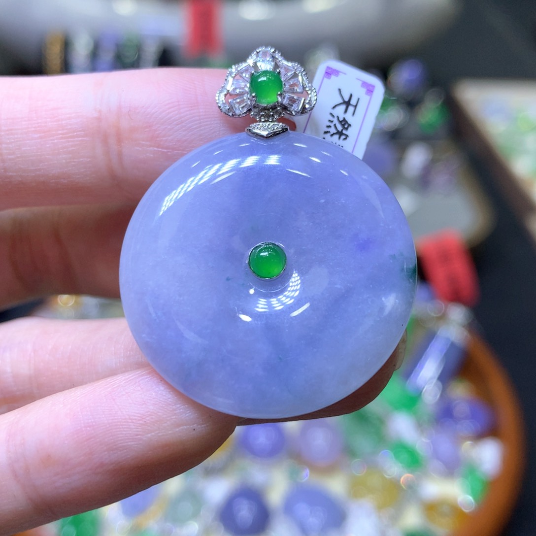 【闪购商品】翡翠颈饰未镶嵌翡翠吊坠项链