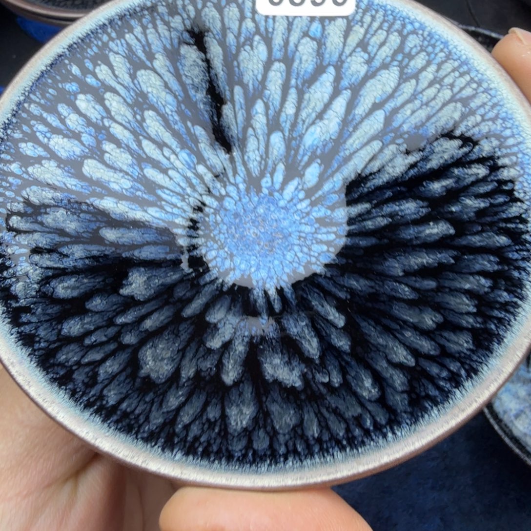 茶盏秦国凤百花撇口890