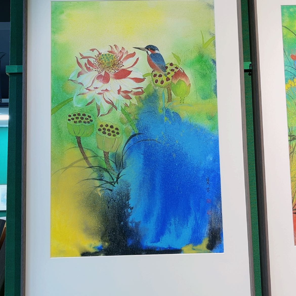 【闪购商品】国画许宝芹带框精装裱