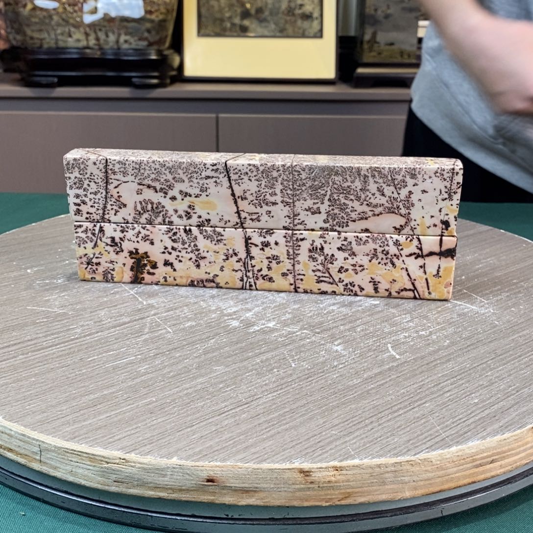 石材广西国画石草花石