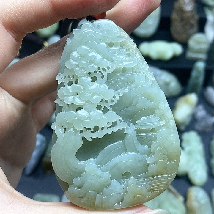 和田玉颈饰未镶嵌