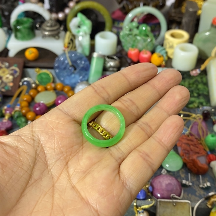 翡翠戒指未镶嵌吴*昕精品小件精品小件