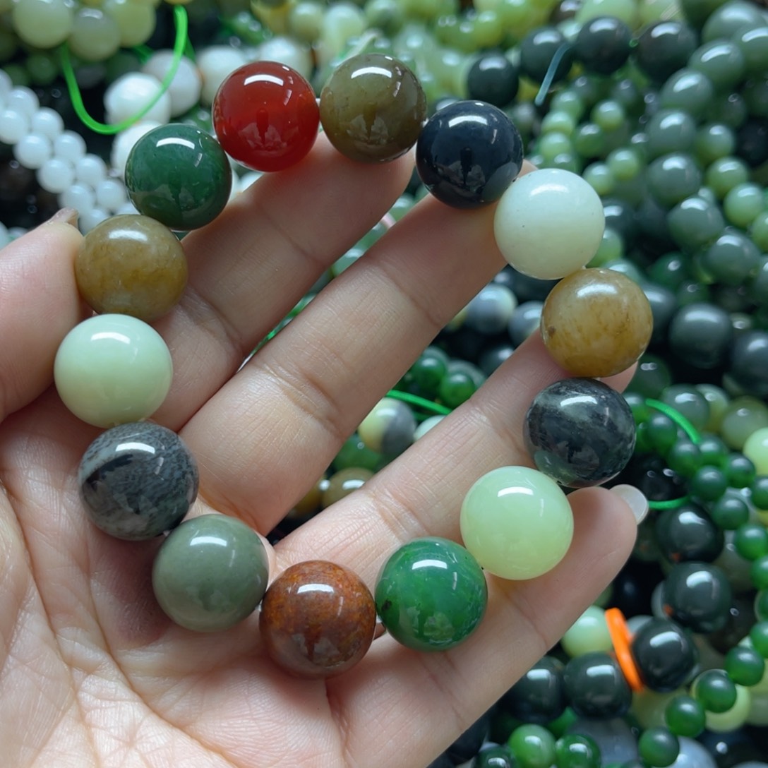 和田玉手链未镶嵌