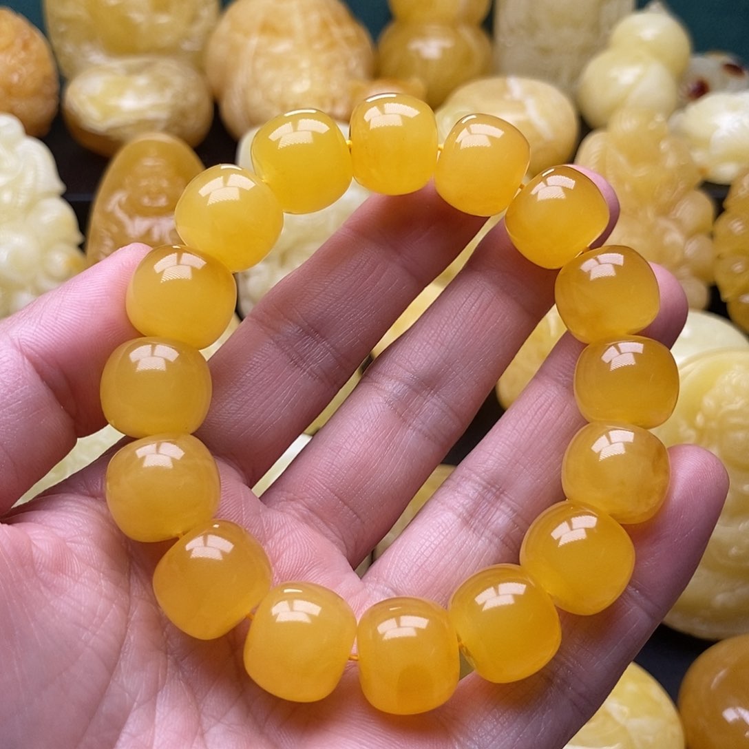 琥珀颈饰未镶嵌琥珀蜜蜡吊坠