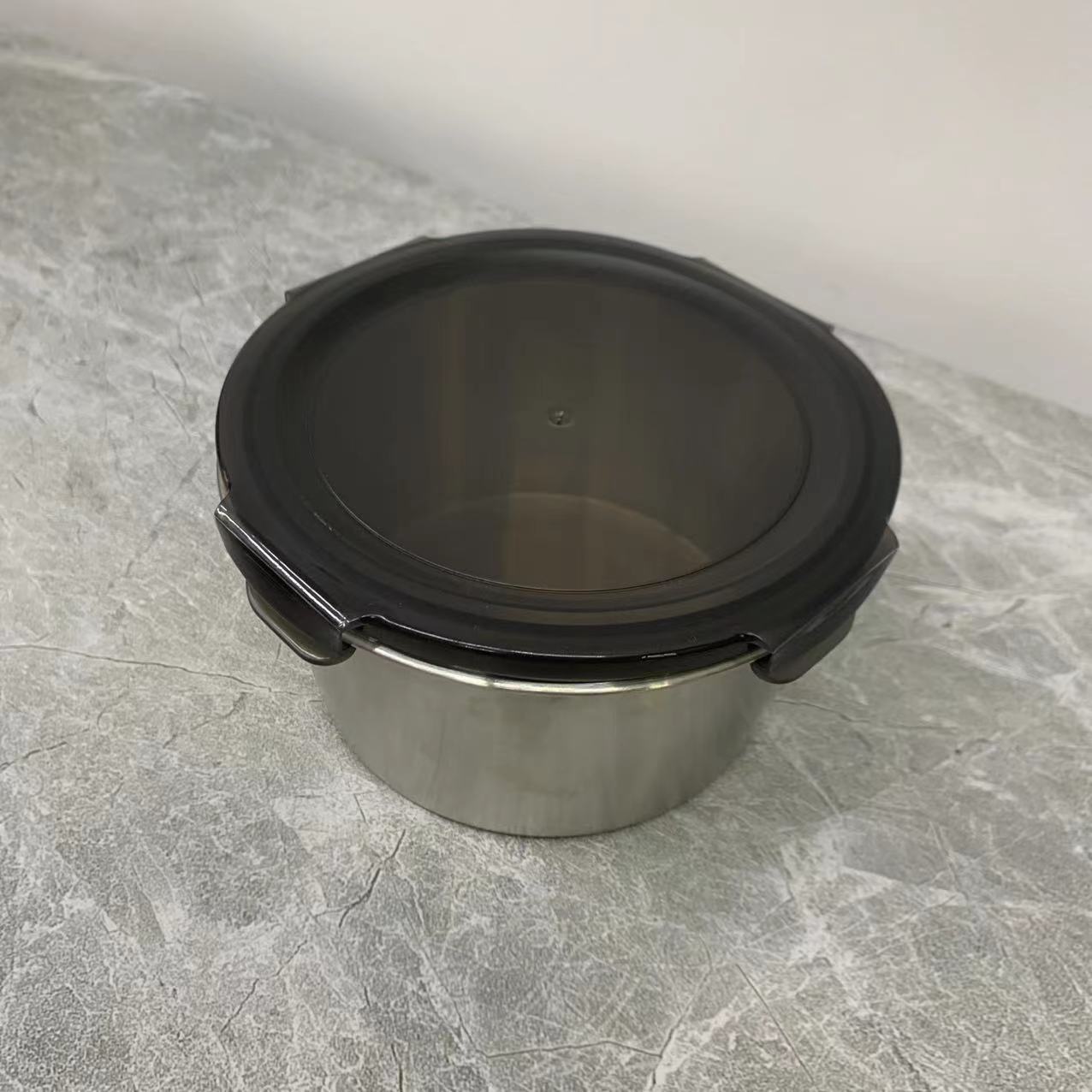 14.5cm高级灰盖密封圆盒1个高档家用款居家必备【汤姆粉丝专属】