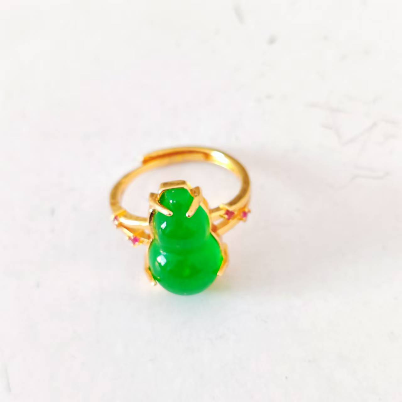 非金属珐琅戒指 气质轻奢时尚百搭简约精致戒指zwd121749