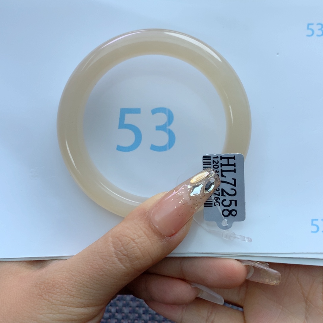 和田玉手镯未镶嵌木*鱼